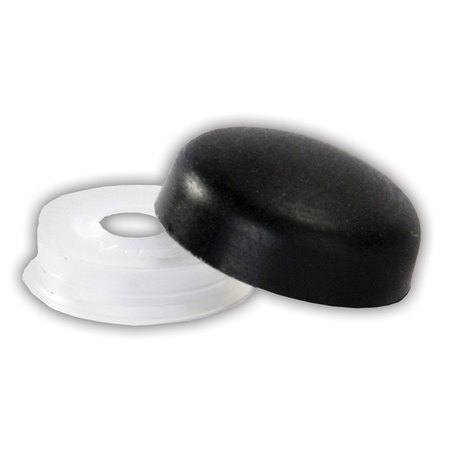 JR PRODUCTS JR Products 20385 Screw Covers, Pack of 14 - Black 20385